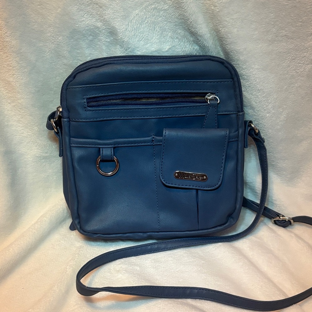 Blue Crossbody Bag